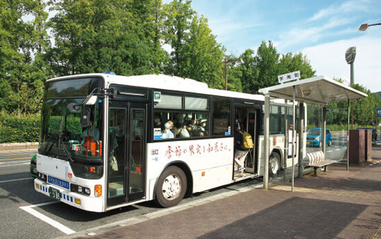 岡電バス「学南町」バス停