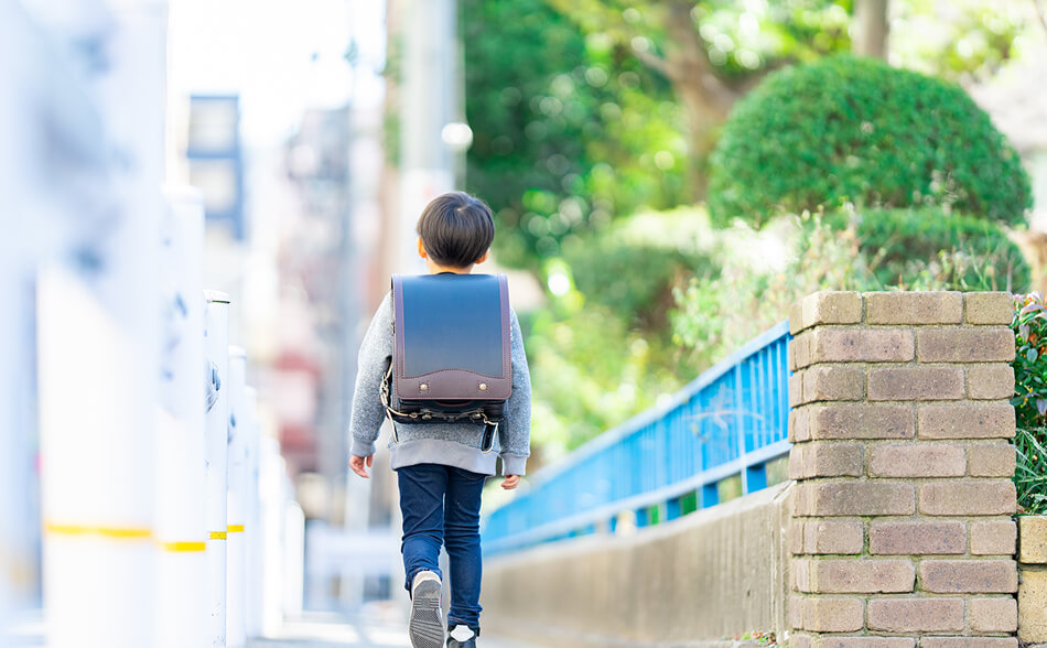 通り抜けのない街区で、子どもも安心。