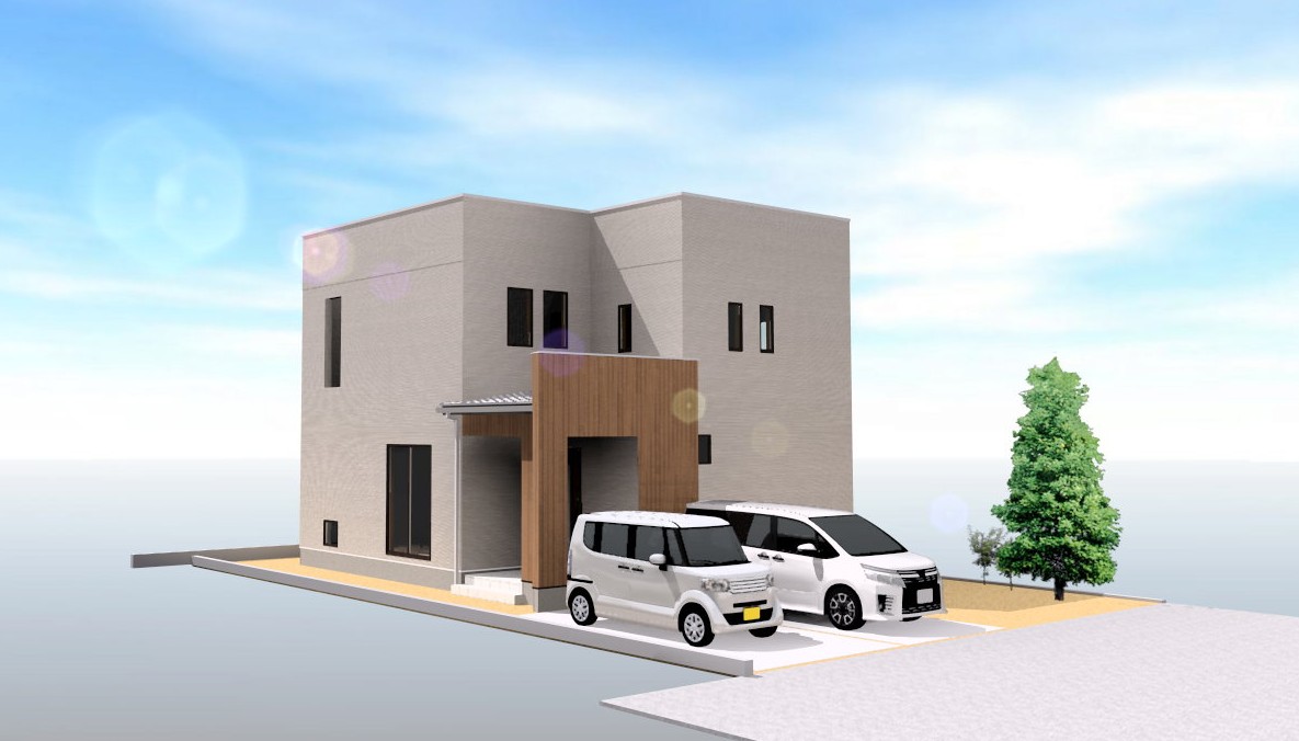 LB仏生山　J号地　モデルハウス(建築中)