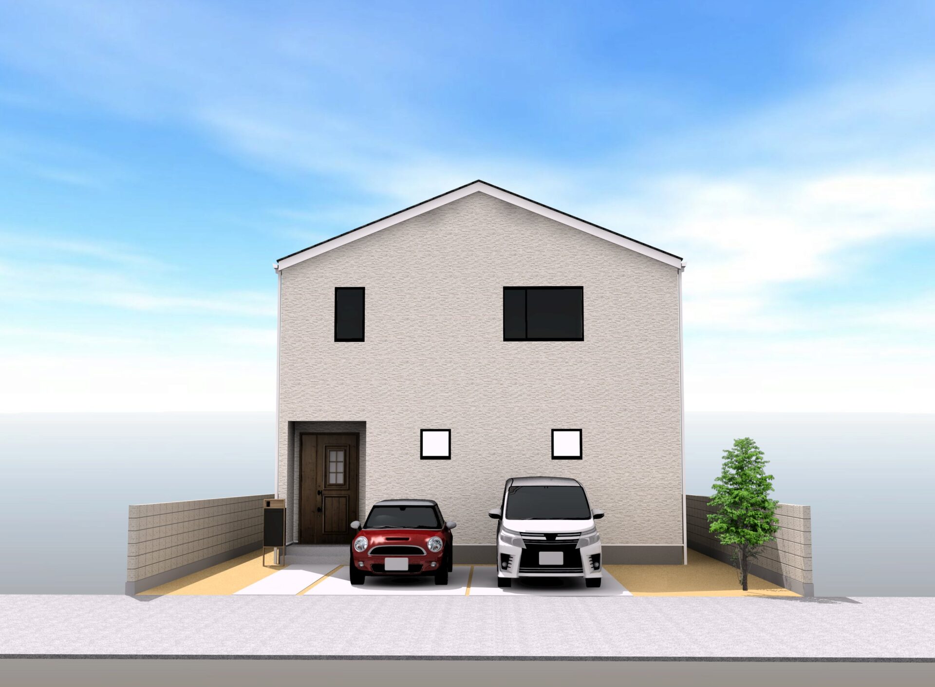 LB仏生山　H号地　モデルハウス(建築中)