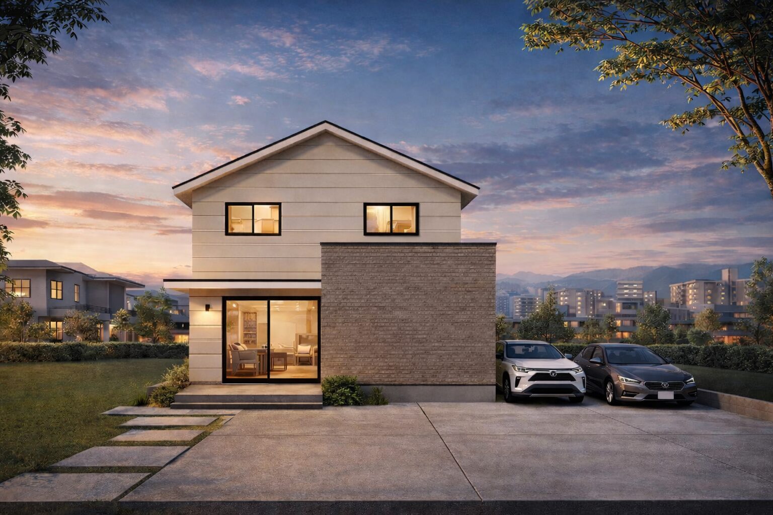 【乾太くん×ミラバス・ミラブル標準搭載×回遊動線】「玄関からパントリーへ直行！」家事の時短と、家族のゆとりを生み出す邸宅｜ミジュアリーコート藤原西町4号地