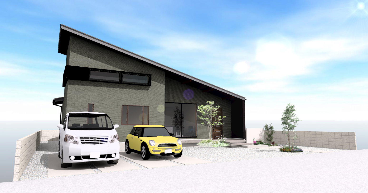LB仏生山　C号地　モデルハウス(建築中)