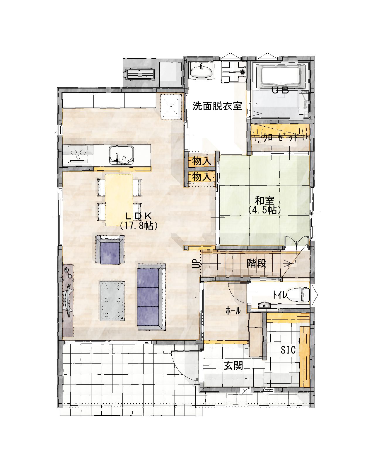 家族の成長に合わせて、使い方が変わる4LDK|LB平木Ⅱ N号地(建築中)