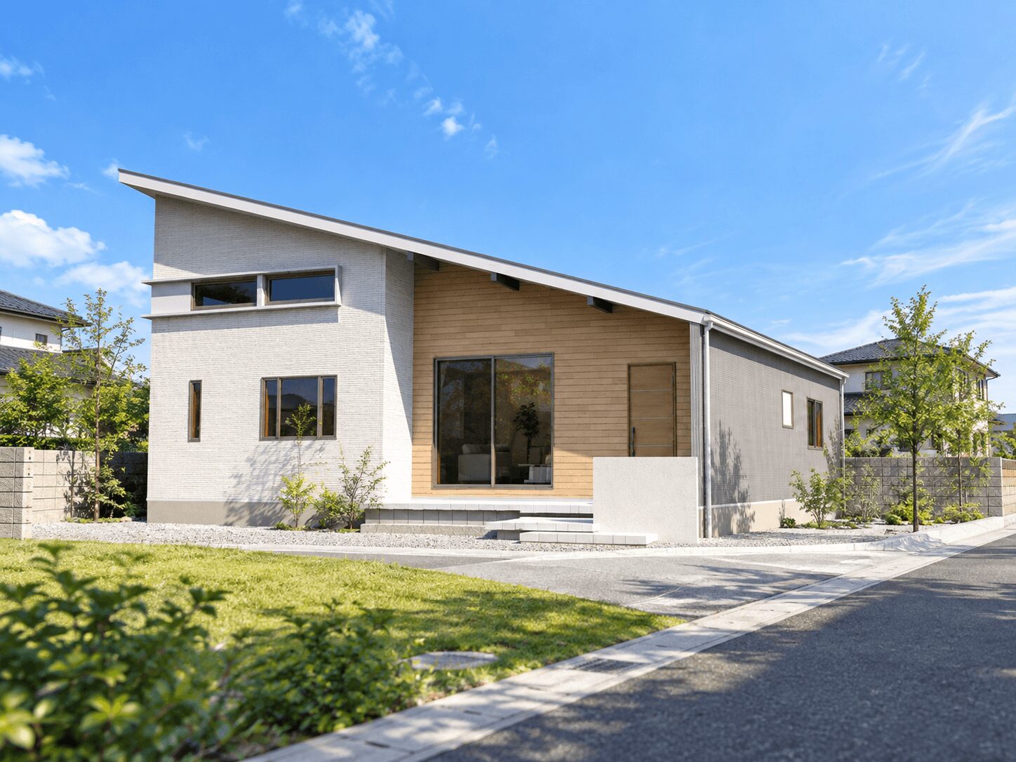 建築中｜吹き抜けも、小屋裏も。細かな工夫がうれしい平屋｜平木ⅡH