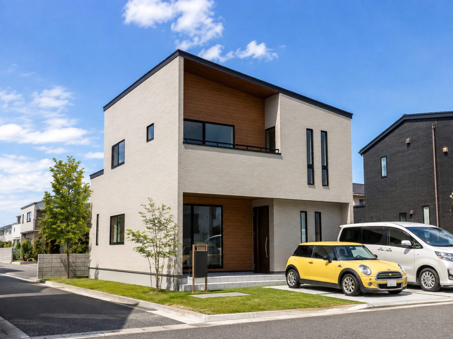 軒下のテラスが、もうひとつのリビングになる家｜LB仏生山　F号地　モデルハウス（建築中）